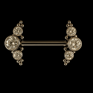 Duży ozdobny kolczyk do sutka