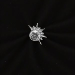 Kolczyk tytanowy „Starburst”