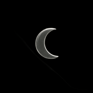 Kolczyk tytanowy „Moon”