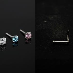 Pigmej z kolorowymi kryształkami