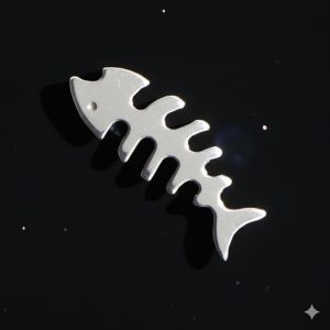 Ość ryby Tytanowa Nakrętka