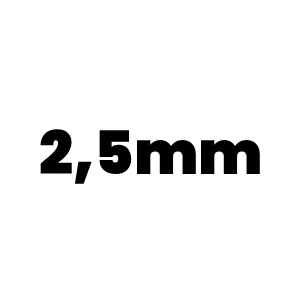 2,5mm